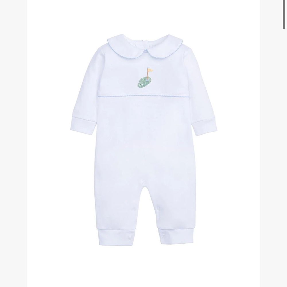 Little English Crochet Golf Playsuit 3 months